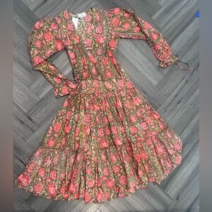 The Fox and the Mermaid beautiful 💯 cotton dress. NWT